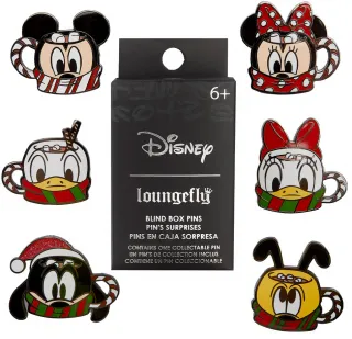 Boîte Mystère Pins Mickey et ses Amis Tasses à Chocolat Chaud Loungefly