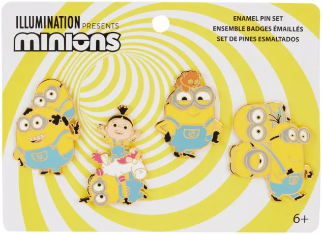 Pins Moi, Moche et Méchant 4 pièces Loungefly