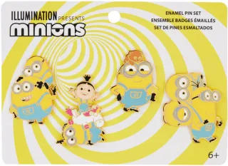 Pins Moi, Moche et Méchant 4 pièces Loungefly