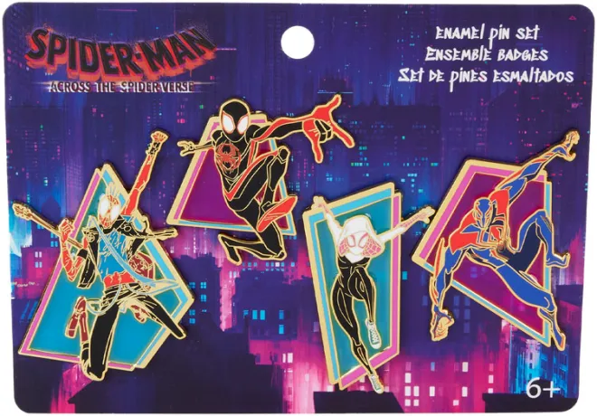 Pins Spider-Verse 4 Pièces Loungefly