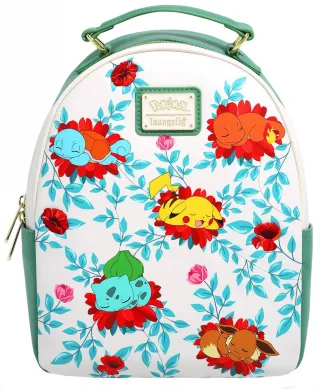 Mini sac à dos Pokémon Dorment sur des Fleurs Loungefly