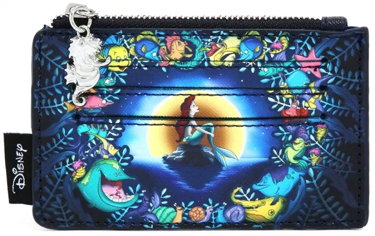 Porte-cartes Ariel Sous le Clair de Lune de la Mer Loungefly