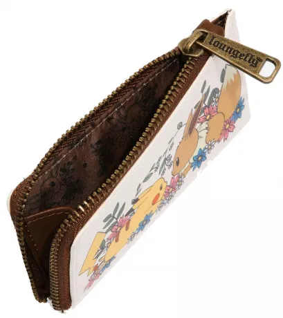 Porte-cartes Evoli et Pikachu floral Loungefly