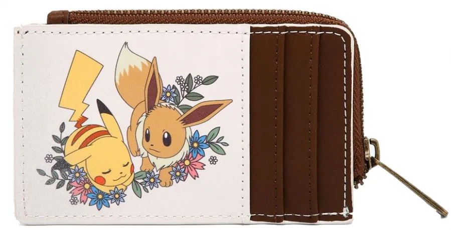 Porte-cartes Evoli et Pikachu floral Loungefly