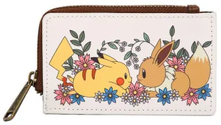 Porte-cartes Evoli et Pikachu floral Loungefly