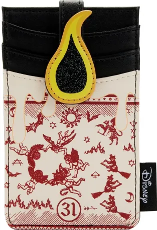 Porte-cartes Hocus Pocus Bougie Flamme Noire Glow Loungefly