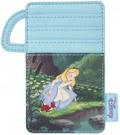 Porte-cartes Film Classique d&#039;Alice au Pays des Merveilles Scènes Loungefly