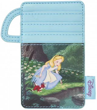 Porte-cartes Film Classique d&#039;Alice au Pays des Merveilles Scènes Loungefly