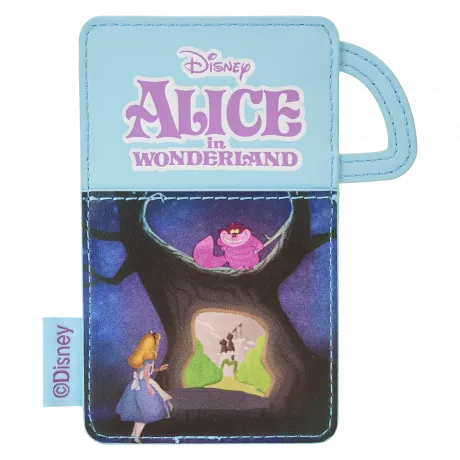 Porte-cartes Film Classique d&#039;Alice au Pays des Merveilles Scènes Loungefly