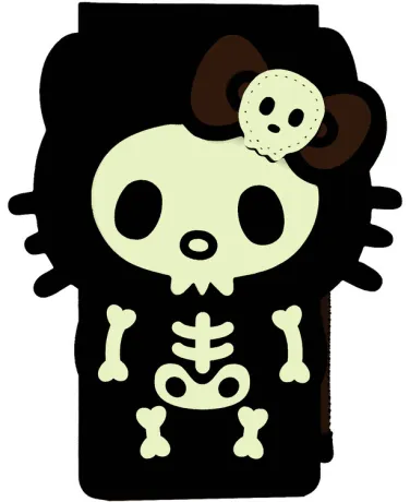 Porte-cartes Hello Kitty Costume de Squelette Glow Loungefly