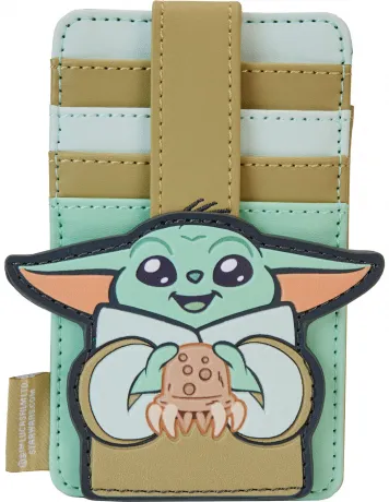 Porte cartes Le Mandalorien Grogu et Crabe Loungefly