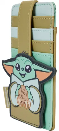 Porte cartes Le Mandalorien Grogu et Crabe Loungefly