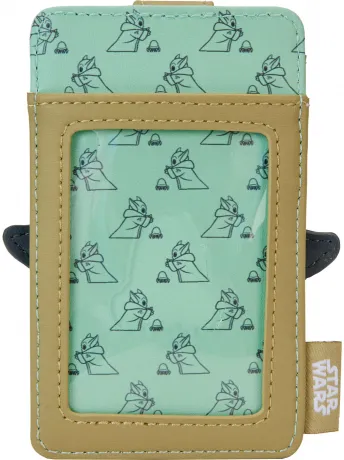 Porte cartes Le Mandalorien Grogu et Crabe Loungefly