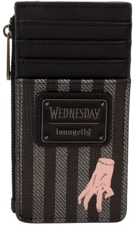Porte-cartes Mercredi Addams Uniforme de la Nevermore Academy Cosplay Loungefly
