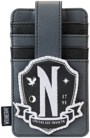 Porte-cartes Mercredi Addams Uniforme de la Nevermore Academy Loungefly
