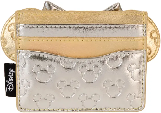 Porte-cartes Minnie Mouse Métallique Or &amp; Argenté Loungefly