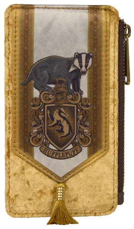 Porte cartes Poufsouffle Bannière en velours Loungefly