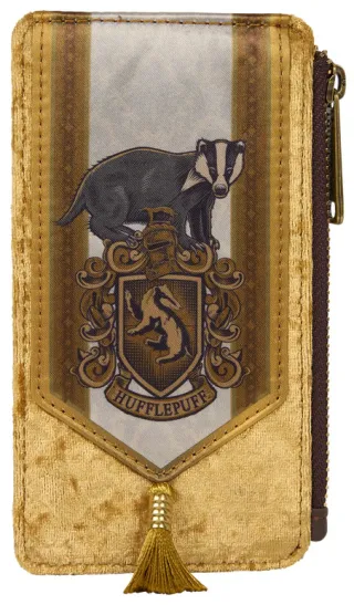 Porte cartes Poufsouffle Bannière en velours Loungefly