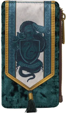 Porte cartes Serpentard Bannière en velours Loungefly