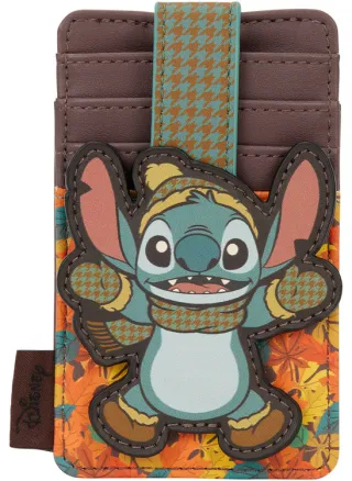 Porte cartes Stitch Feuilles d&#039;automne Loungefly