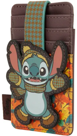 Porte cartes Stitch Feuilles d&#039;automne Loungefly