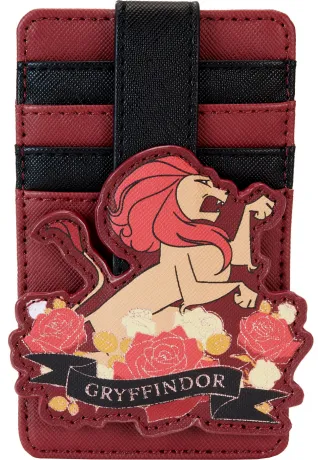 Porte cartes Tatouage Floral de la Maison Gryffondor Loungefly