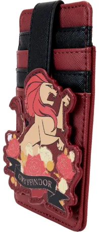 Porte cartes Tatouage Floral de la Maison Gryffondor Loungefly