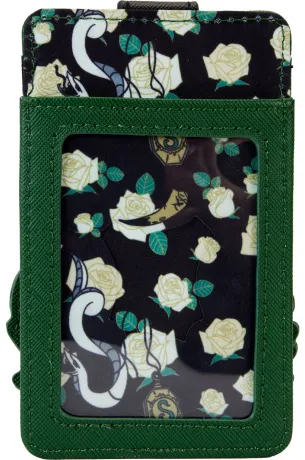 Porte cartes Tatouage Floral de la Maison Serpentard Loungefly