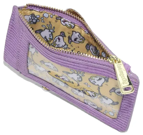 Porte cartes Velours côtelé Zip Figural Loungefly