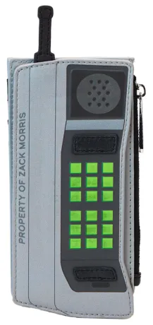 Porte-cartes Zack Morris Téléphone Rétro Glow Loungefly