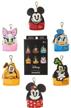 Porte-clés Boîte Mystère Mickey &amp; ses Amis Mini Sac à Dos Cosplay Loungefly
