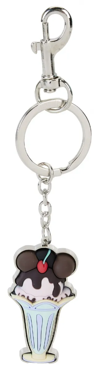Porte-clés Mickey et Minnie Rencard Glace Loungefly