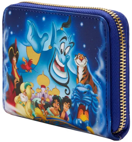 Portefeuille zippé Aladdin 30ème Anniversaire Loungefly