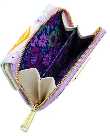 Porte-monnaie Brodé Raiponce Floral Loungefly