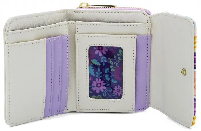 Porte-monnaie Brodé Raiponce Floral Loungefly