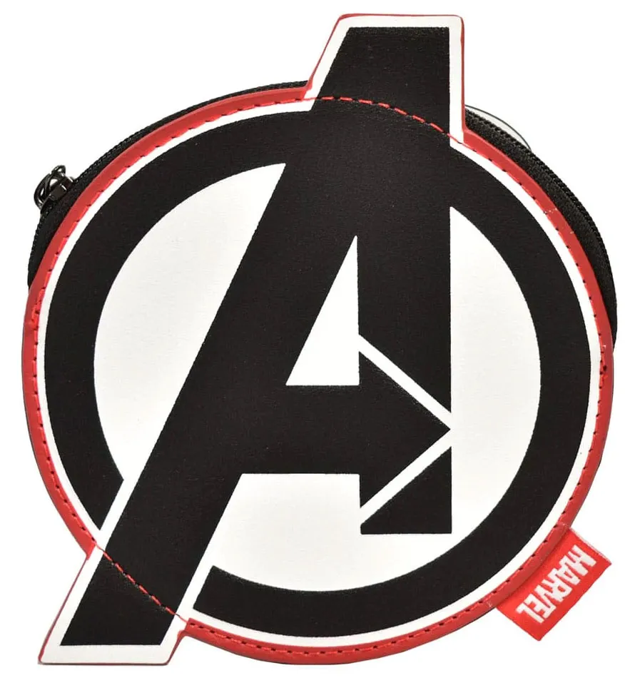 Porte-monnaie Enfant Avengers - Sac Banane 8x12cm, Polyester, Licence Officielle