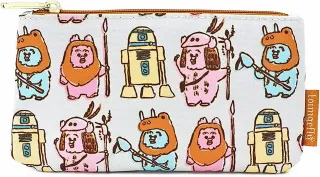 Porte-monnaie Ewok et R2-D2 Pastel Nylon Impression Intégrale Loungefly