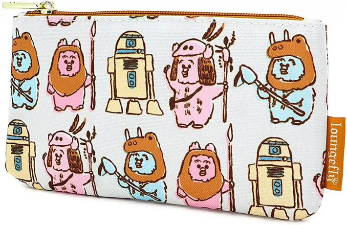 Porte-monnaie Ewok et R2-D2 Pastel Nylon Impression Intégrale Loungefly