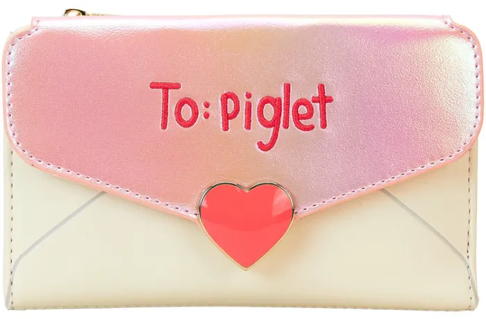 Portefeuille à deux volets Lettre d&#039;amour Porcinet Loungefly