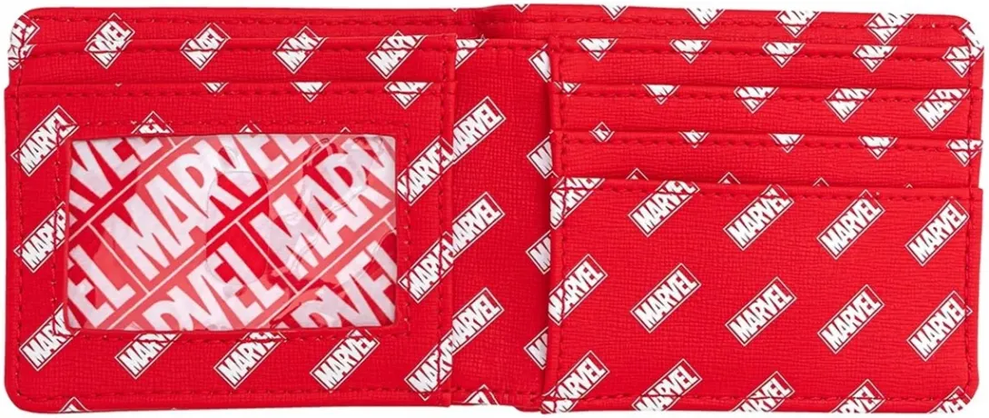 Portefeuille à deux volets Logo Marvel Loungefly