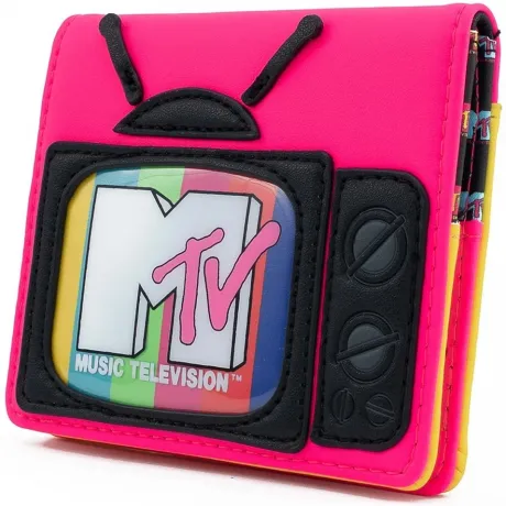 Portefeuille à deux volets Néon Lumineux Loungefly