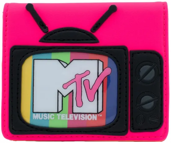 Portefeuille à deux volets Néon Lumineux Loungefly