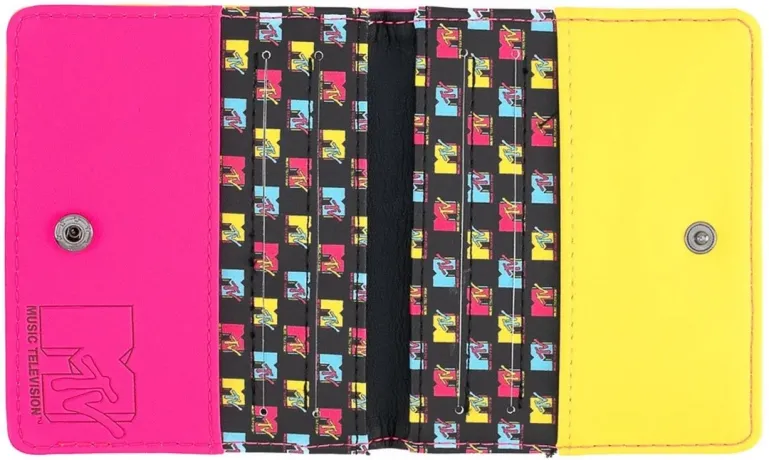 Portefeuille à deux volets Néon Lumineux Loungefly