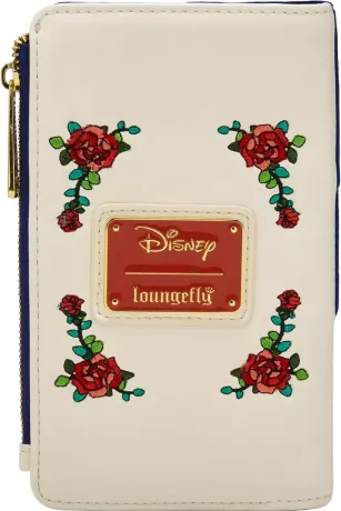 Portefeuille à pression La Belle et La Bête Velours Loungefly