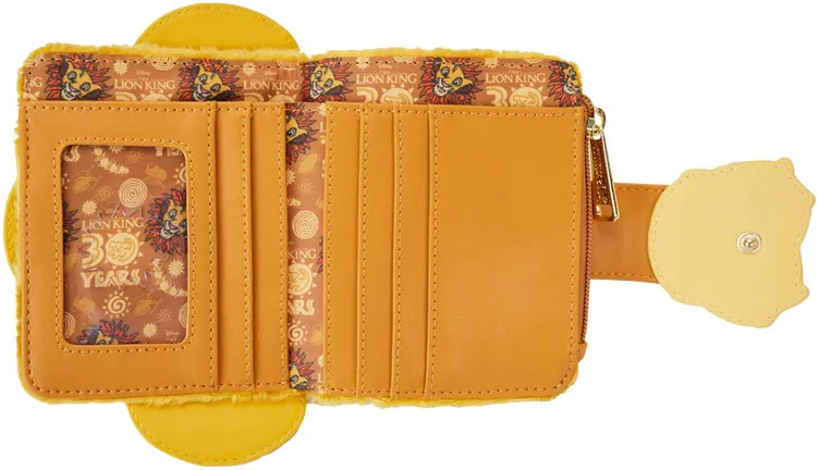 Portefeuille à rabat 30ème Anniversaire Simba Peluche Cosplay Loungefly