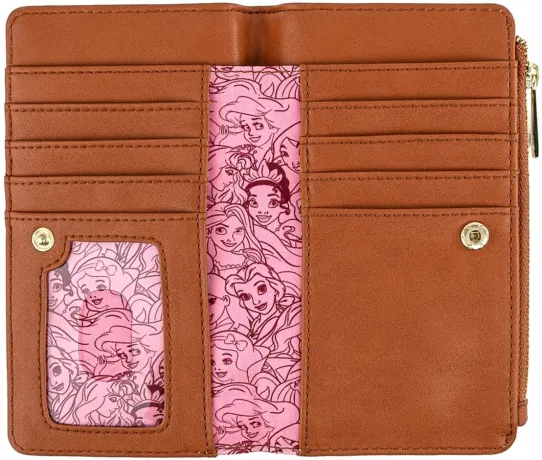 Portefeuille à rabat Automne Floral Impression Intégrale Loungefly