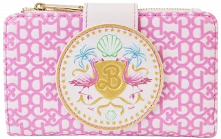 Portefeuille à rabat avec le Logo du Film Barbie Impression Intégrale Loungefly