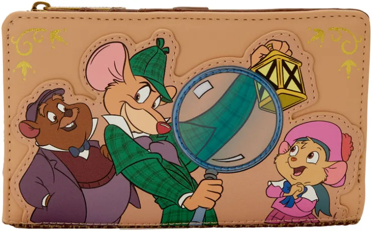 Portefeuille à rabat Basil, détective privé Loungefly