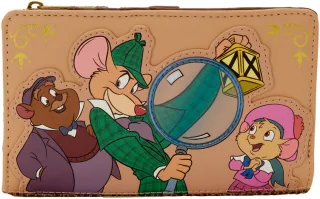 Portefeuille à rabat Basil, détective privé Loungefly