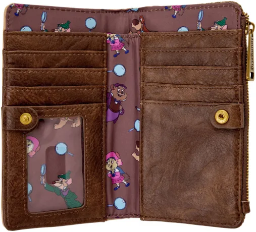 Portefeuille à rabat Basil, détective privé Loungefly